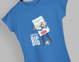 Ženski T-shirt GITAK TV Čovjek jogurt – Dream BIG