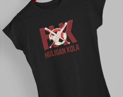 Ženski T-shirt GITAK TV Huligan kola