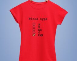 Ženski T-shirt Chofi Creative Blood type
