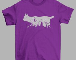 Muški T-shirt Lynx and Fox Lynx Night