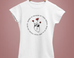 Ženski T-shirt Jelena Kastaneti Nema Mržnje