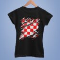 Ženski T-shirt Navijačka Crna