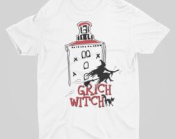 Muški T-shirt Zagrebačke spike Grinch Witch